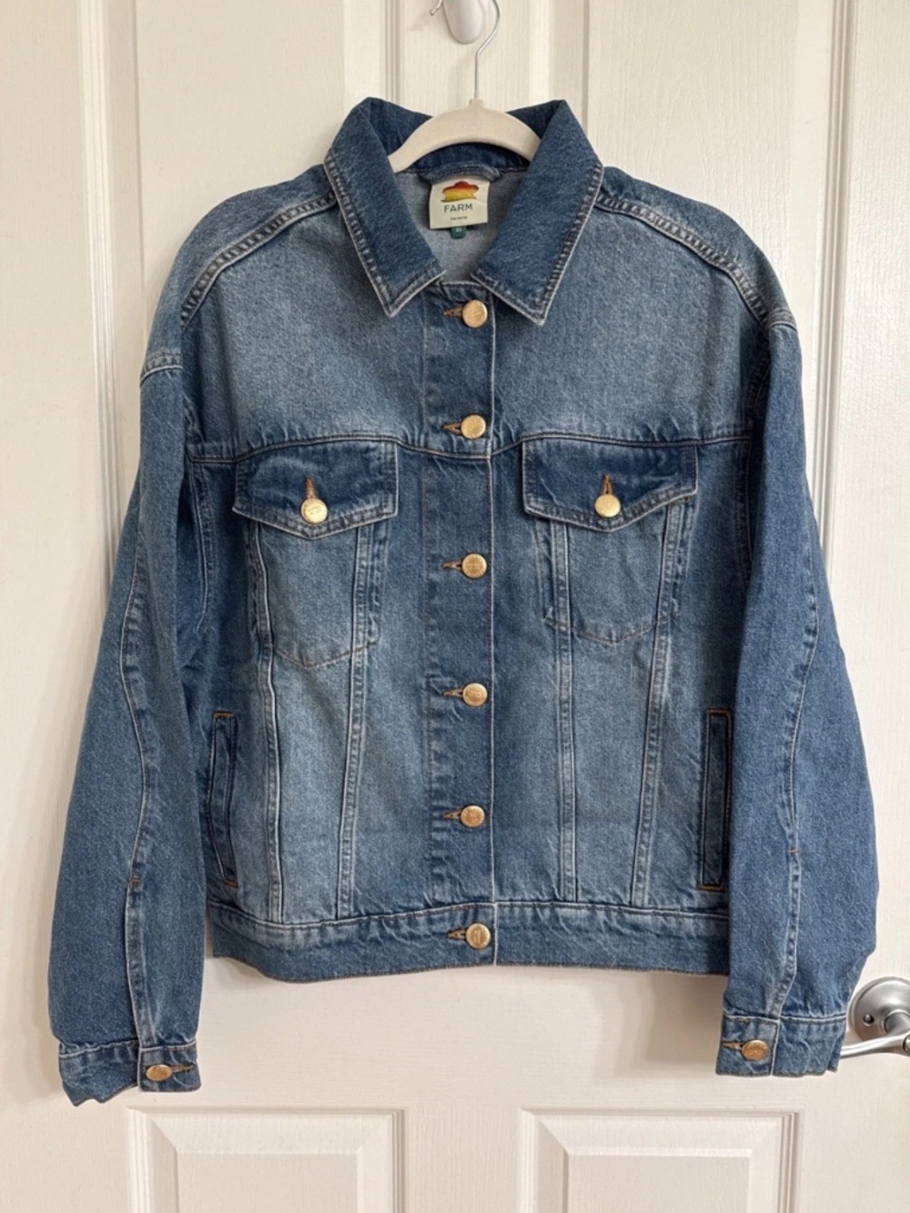 FARM Rio Denim Buttoned Jacket Size XS - Picture 5 of 8